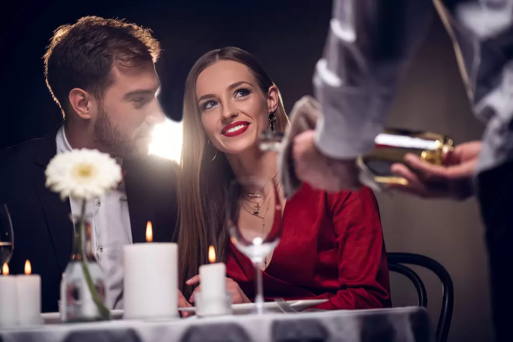 Cita restaurante día de san Valentín